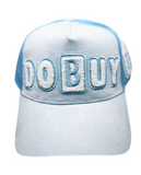 Blue DoBuy Suede Trucker Hat