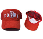 Red DoBuy Suede Trucker Hat