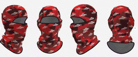 Red Camo DoBuy Balaclava Mask